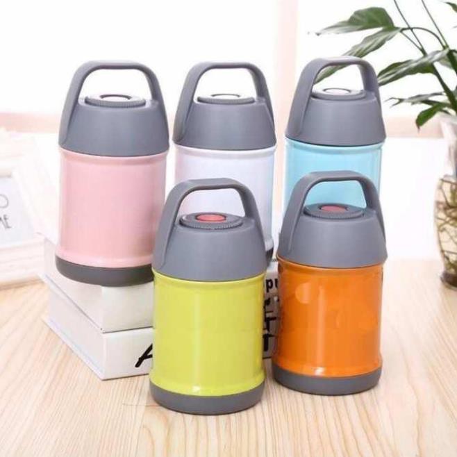 [freeShip-Khô Máu] BÌNH Ủ CHÁO MINI 450ML- LÕI INOX GIỮ NHIỆT (Kho Tiện Ích Family Mart)