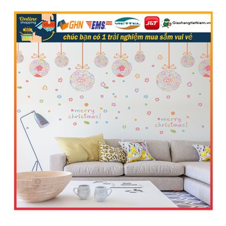 Dán tường.hình nền. dán tường,trang trí tường,trang trí phòng ngủ Wall Sticker-Christmas