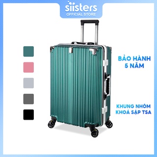 Vali Kéo Du Lịch Khung Nhôm Khoá Sập Hải Quan TSA Cao Cấp Size 20/24/26 inch
