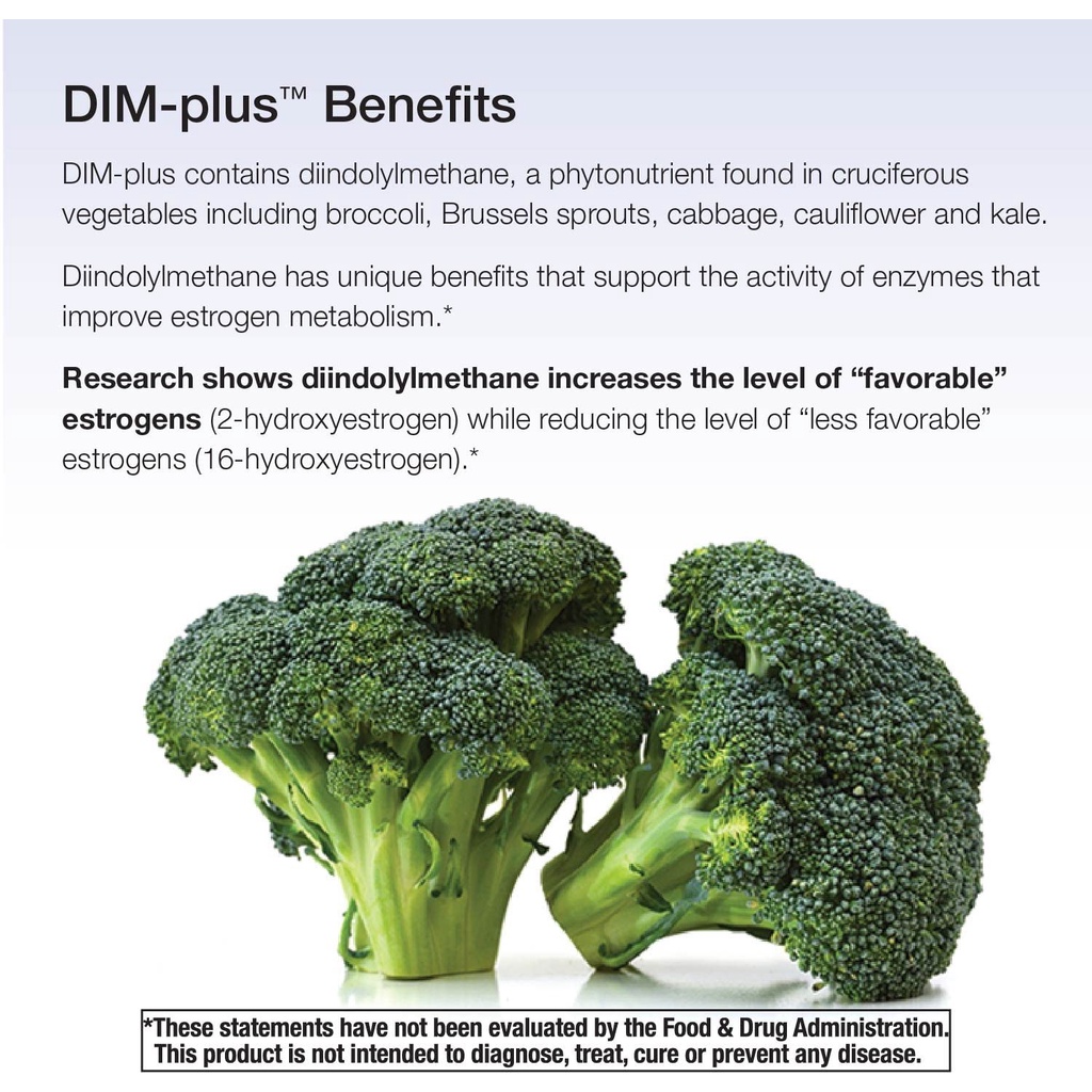 Nature's Way Dim-Plus 200mg Estrogen Metabolism  - Viên DIM bổ sung hormone, cân bằng nội tiết tố nữ Estrogen 120 viên