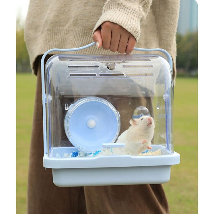 Lồng xách tay Travel thế hệ mới cho hamster và thú cưng nhỏ