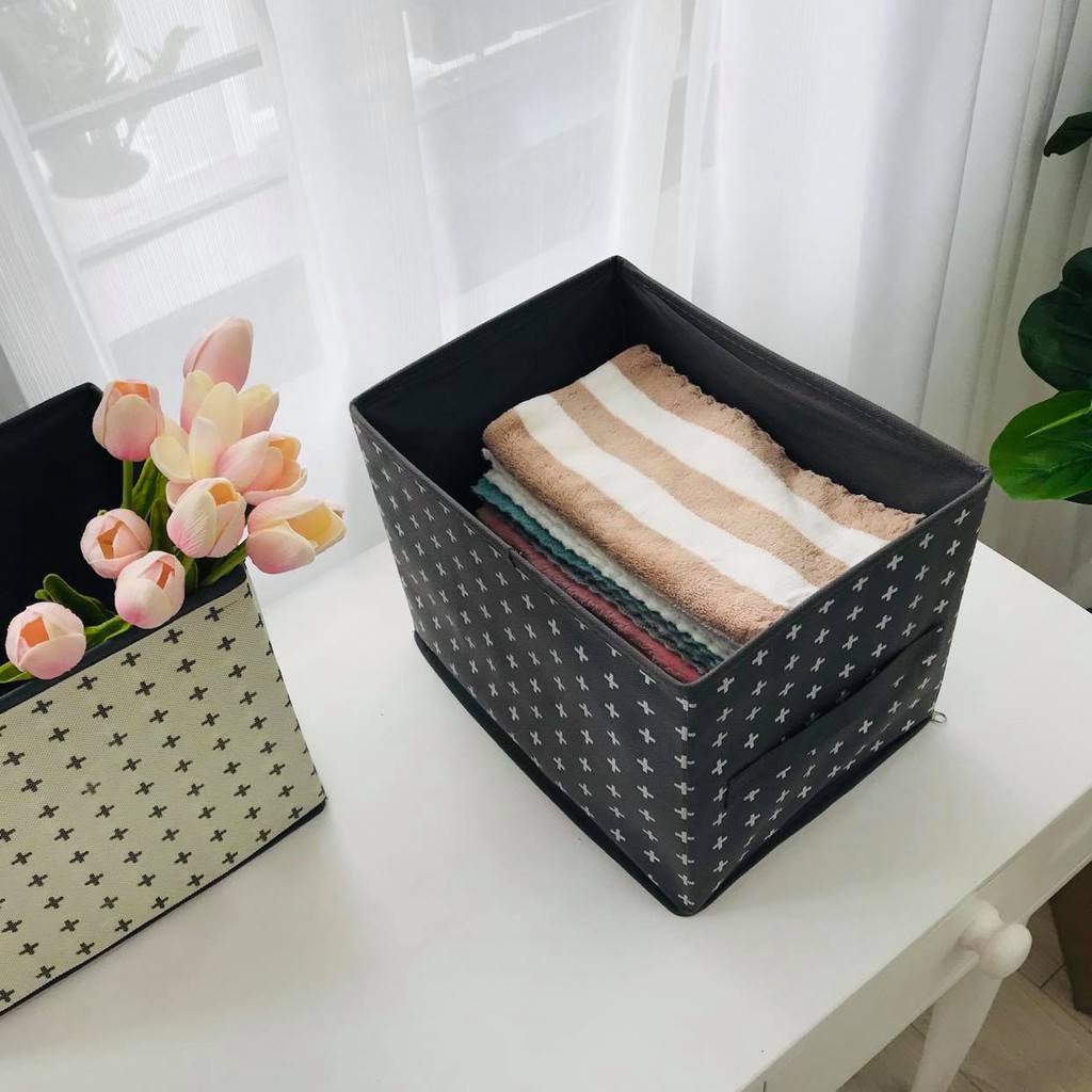 Hộp vải đựng quần áo gấp gọn - FREESHIP- Vải chống thấm nước