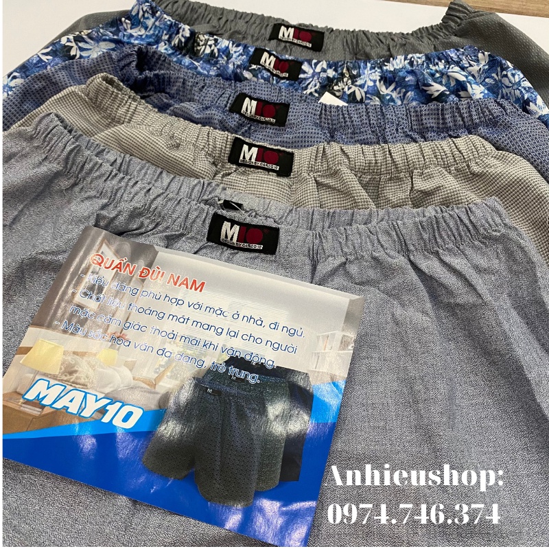 COMBO 3 QUẦN MẶC NHÀ NAM MAY 10