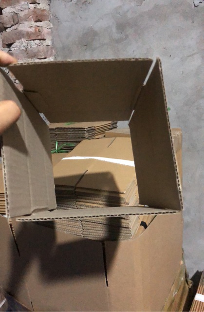 15x12x10 hộp carton đóng hàng giá rẻ (combo 100h)