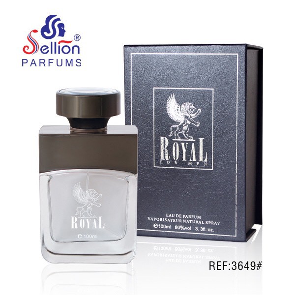 (CÓ VIDEO TỰ QUAY)Nước Hoa nam Sử Tử  R'oy'al For Men Tím 100Ml