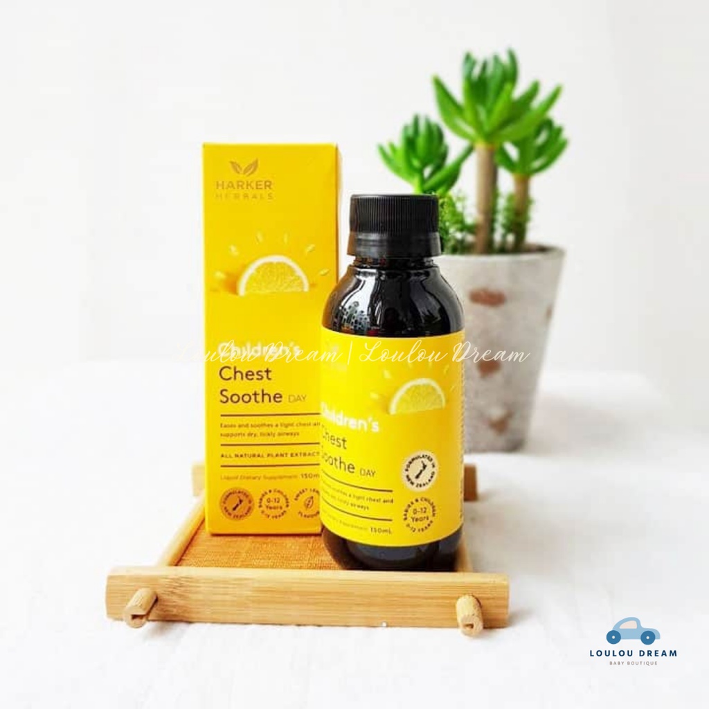 Siro ho ngày / đêm Harker Herbals Children's Chest Soothe Day/Night cho bé từ 0-12 tuổi