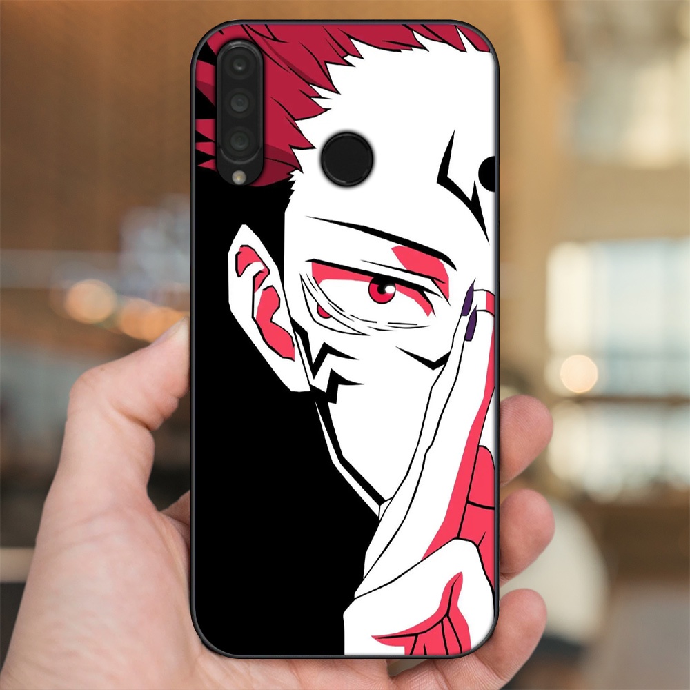 Ốp lưng Huawei P30 Lite, Nova 4e viền đen in hình Yuji Jujutsu Kaisen
