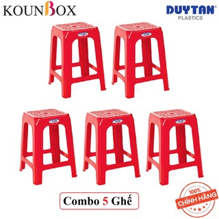 Combo 5 Ghế Cao 812 Nhựa Duy Tân - Tiện Dụng