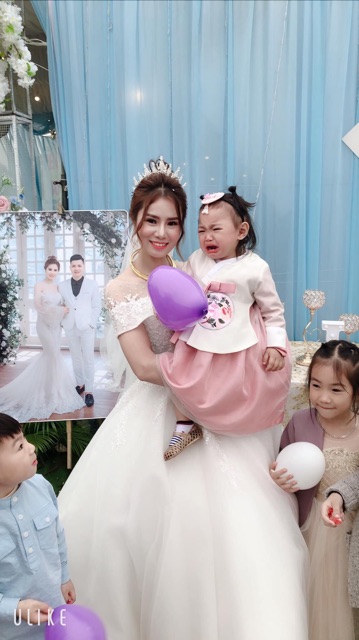 Hanbok cho bé ảnh thật