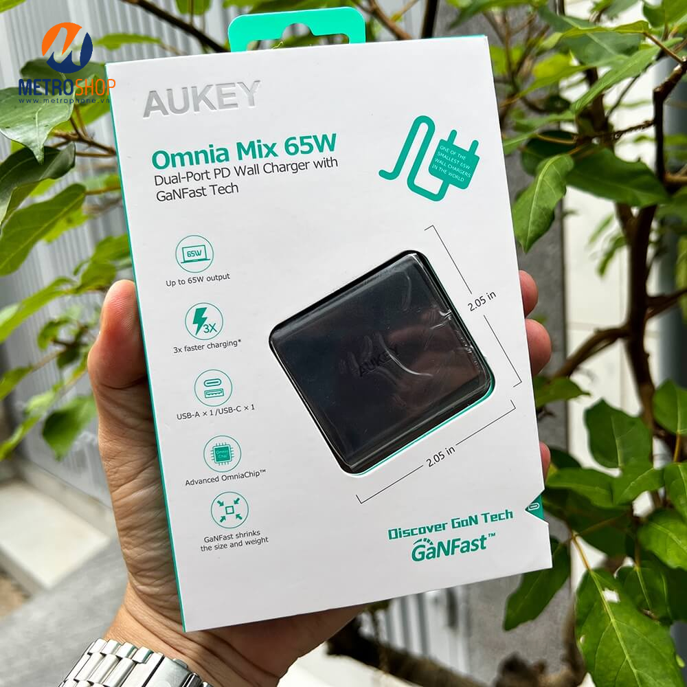 CỦ SẠC NHANH AUKEY OMNIA MIX 65W PA-B3