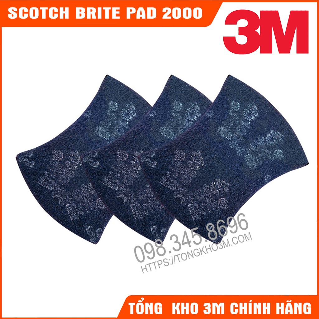 Miếng Chùi Rửa Đa Năng 3M Scotch Brite Power Pad 2000 Hạn Chế Xước