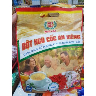 (tặng ly)Bột Ngũ Cốc Ăn Kiêng Việt Đài Bịch 600g (15 gói)