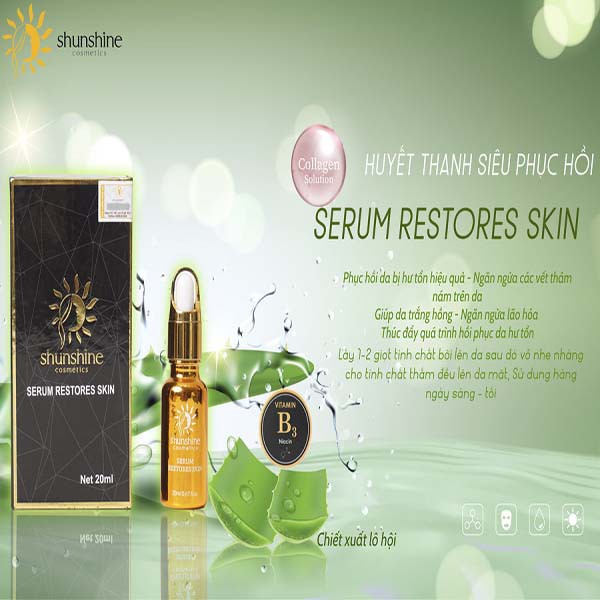 SHUNSHINE COSMETICS Serum siêu phục hồi - Dưỡng chất chuyên sâu phục hồi và tái tạo da
