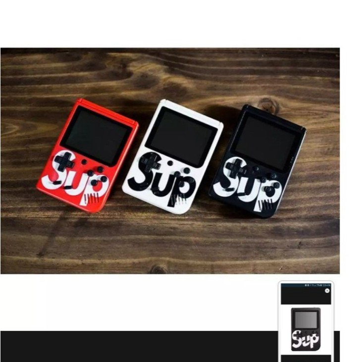 Máy chơi game điện tử 4 nút cầm tay G1 New 400 Trò Sup Plus Mario nấm, contra, tank,v.v. 1 Người Chơi