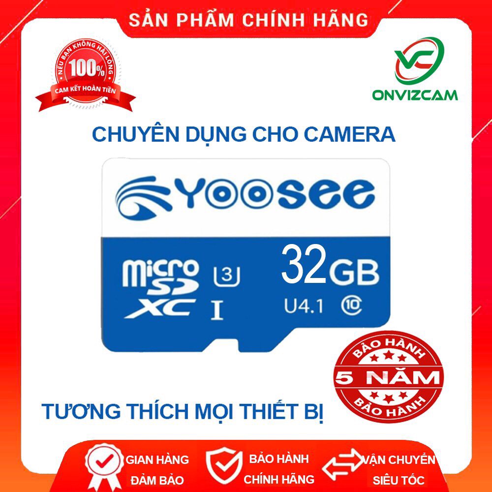 Thẻ nhớ Micro SD 32G Yoosee CLass 10 chuyên dụng cho camera