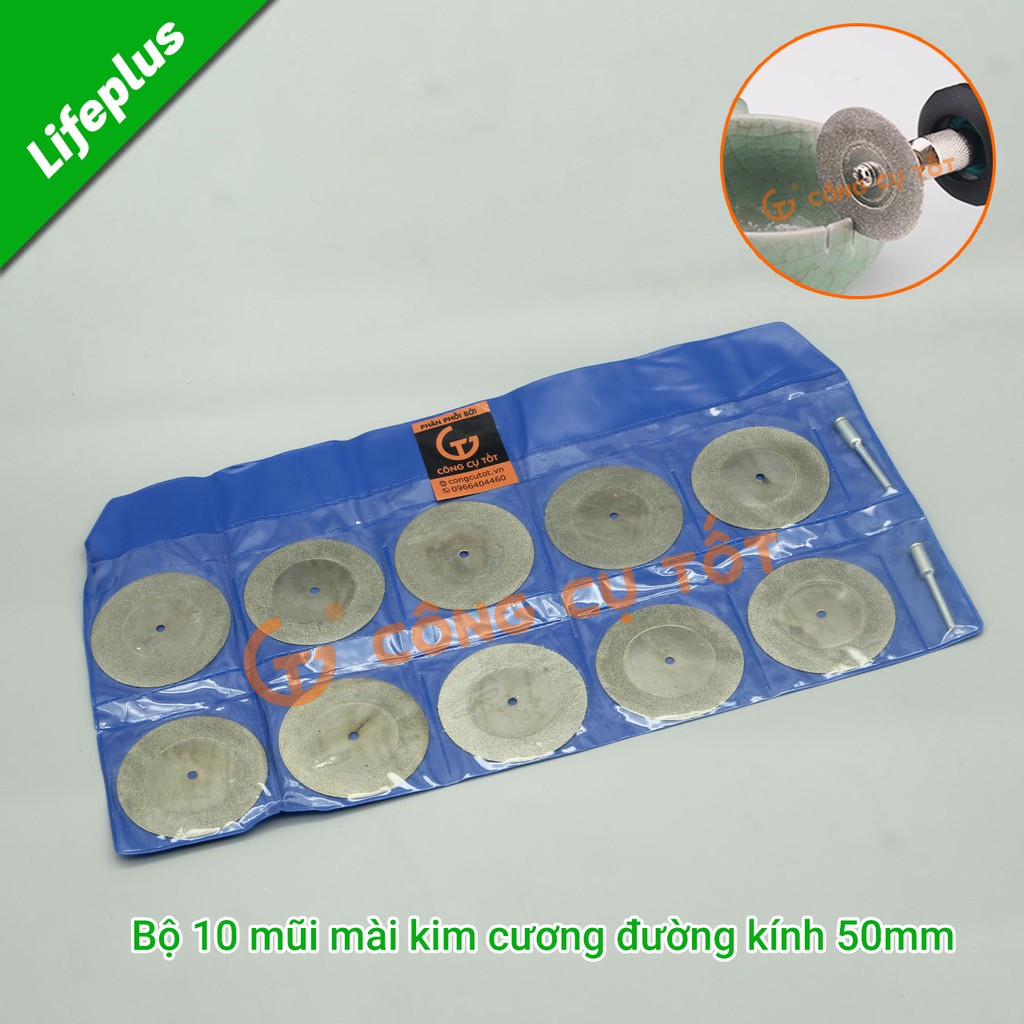 Bộ 10 lưỡi mài kim cương mini