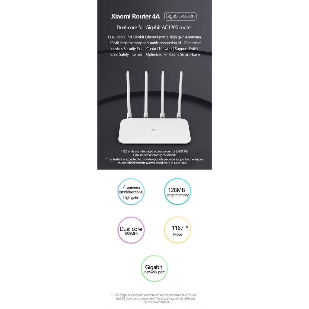 Bộ phát wifi xiaomi 4a standard 4 anten cực mạnh chính hãng | BigBuy360 - bigbuy360.vn