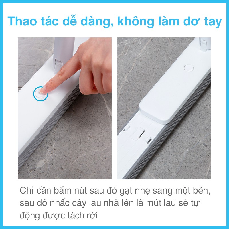 Cây lau nhà mút xốp PVA thông minh MyJae Đài Loan