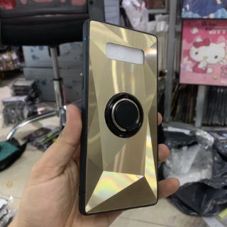 Ốp dẻo Samsung Note 8 lưng kính vân 3D