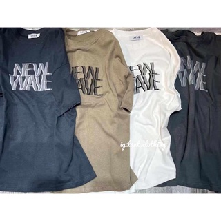 Áo thun chữ new wave 3158 loại đẹp