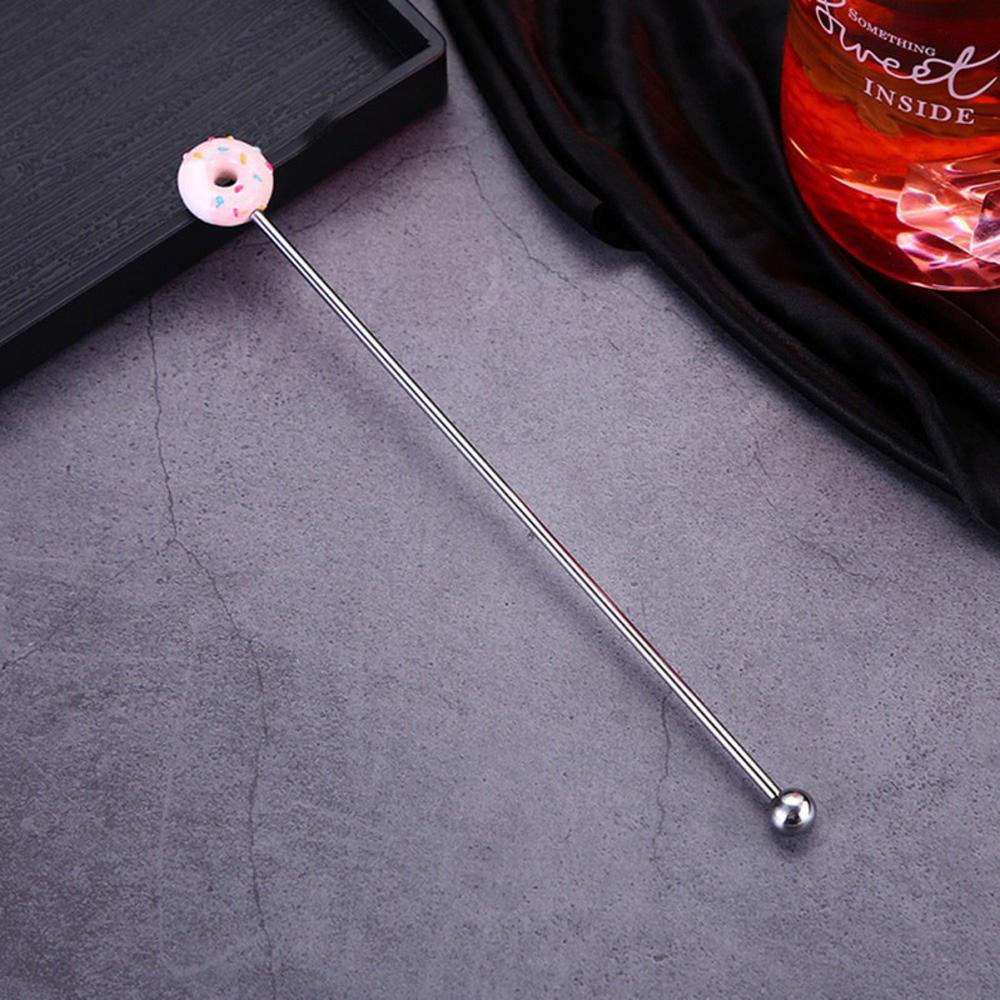 HARRIETT Cây Khuấy Đồ Uống Hình Bánh Donut