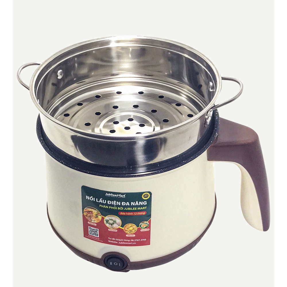 Nồi điện đa năng JUBILEE MART dung tích 1.8L  - Chống dính - Hàng chính hãng