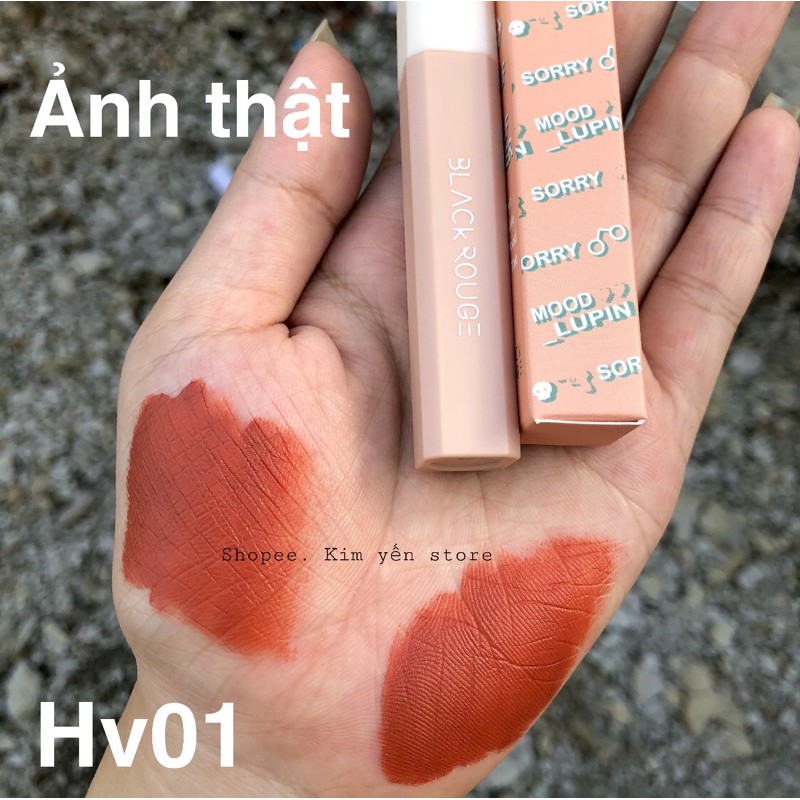 Son Black Rouge Half N Half Water Velvet HV1,2,3,4 ❤️ FREE SHIP ❤️ chất son đẹp lì HANDMADE | Thế Giới Skin Care