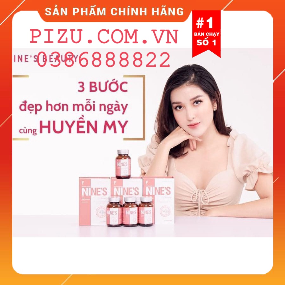 Viên Uống Nines Beauty Trắng Da, Mờ Nám, Giảm Nếp Nhăn Chính Hãng