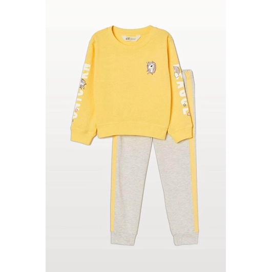 Bộ nỉ bé gái H/M