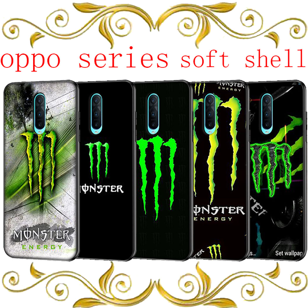 YN95 Monster Energy Silicone Case Soft Cover Realme 2 A5 3 6i 5 6 Pro X Lite 5 5i 5s Q