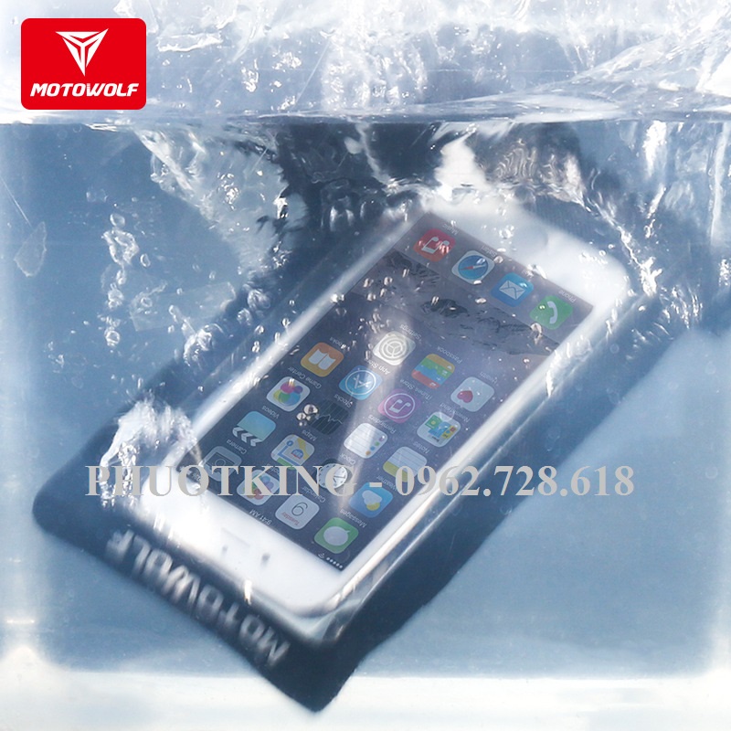 Giá đỡ điện thoại Motowolf chống nước chính hãng