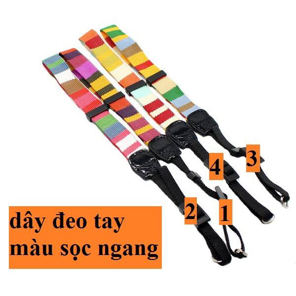 Hand strap dây đeo cổ tay máy ảnh - sọc ngang D30