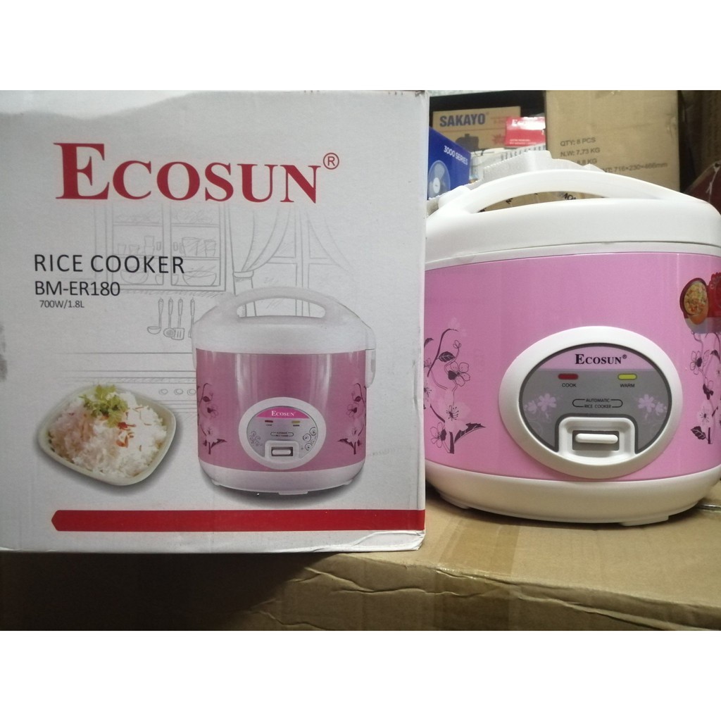 [ BẢO HÀNH 12 THÁNG ] Nồi cơm điện Ecosun 1.8L- BM-ER180