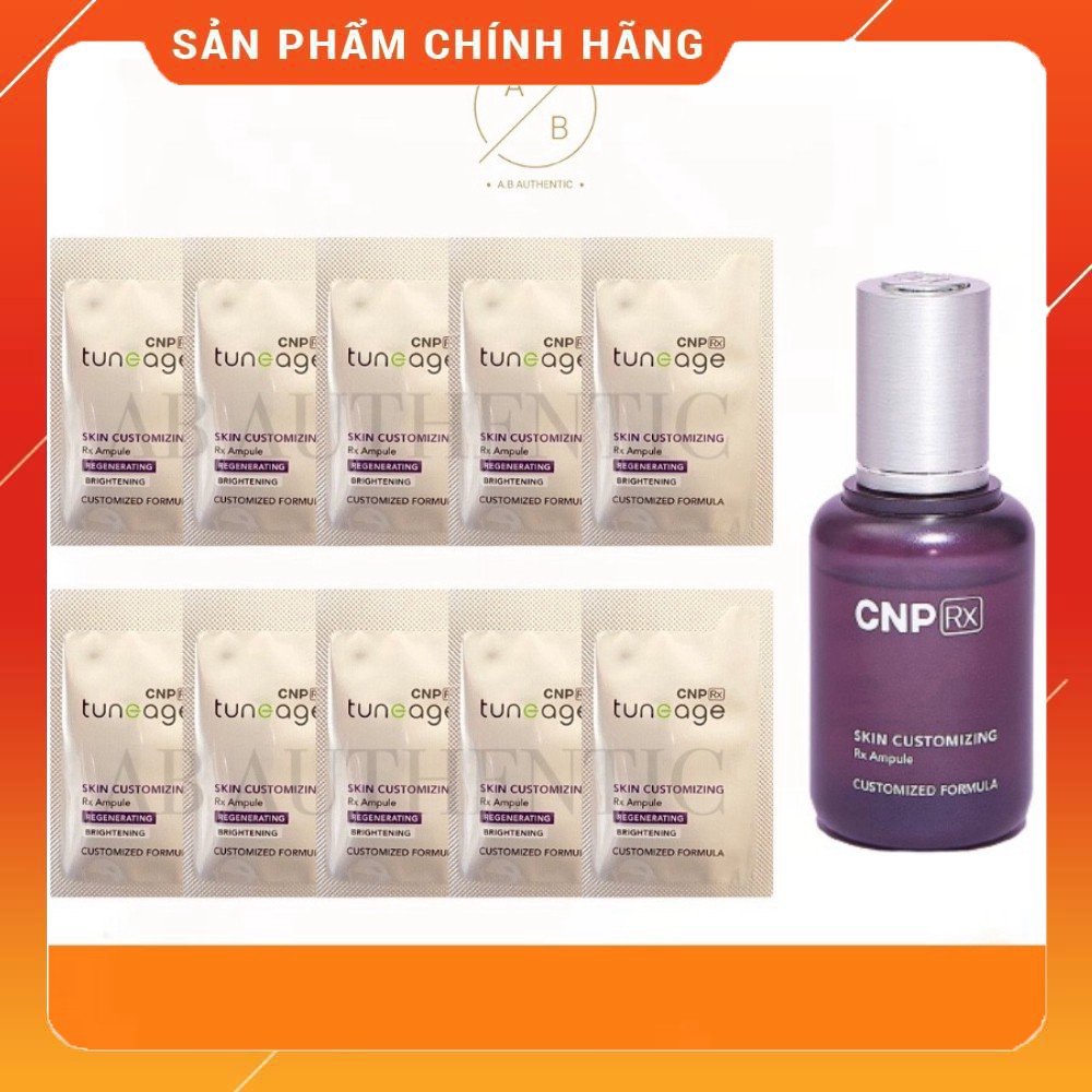 Gói tinh chất huyết thanh truyền trắng CNP Rx skin customizing ampule 1ml