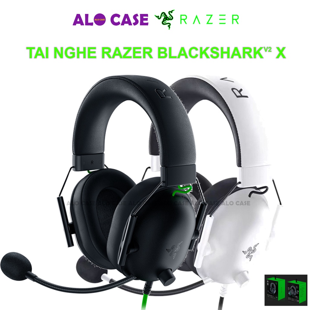 Tai Nghe Razer BlackShark V2X Có Dây, Âm Thanh Vòm 7.1, Tai Nghe Gaming Chụp Tai Nghe BlackShark V2 X