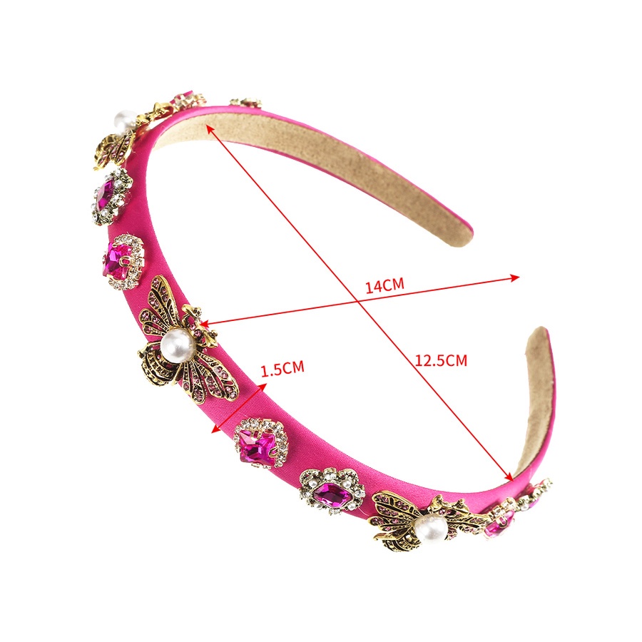 Băng Đô Cài Tóc Đính Đá Và Ngọc Trai Nhân Tạo Xinh Xắn Cho Nữ