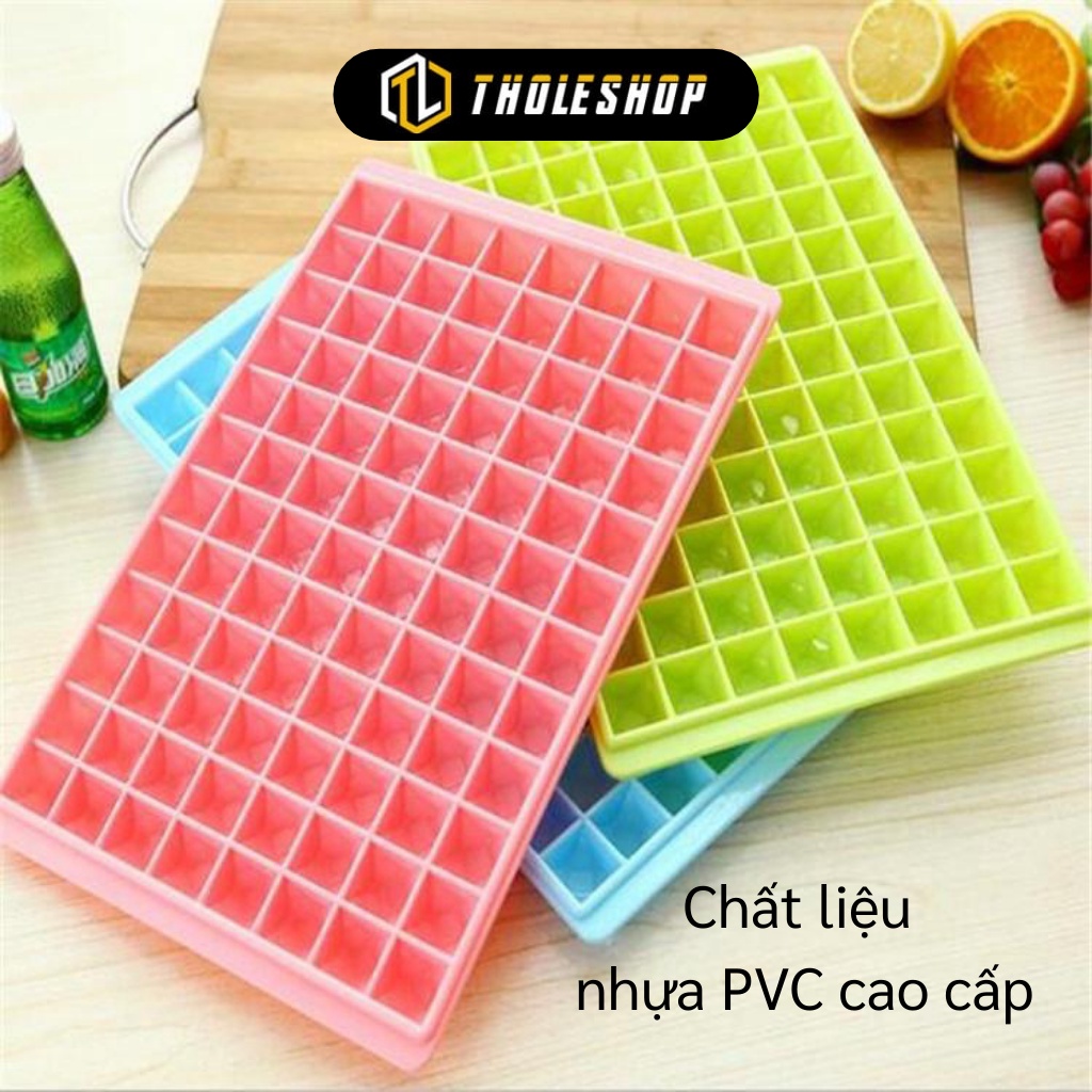 Khay Làm Đá - Khuôn Làm Đá, Thạch 96 Ô Từ Nhựa PVC Cao Cấp, Chịu Nhiệt Tốt 6868