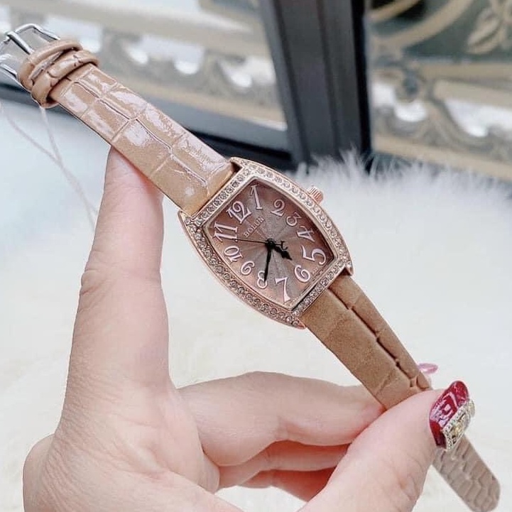 Đồng Hồ Đeo Tay Nữ Bolun, Đồng Hồ Nữ Thời Trang Dây Da Mặt Tròn Mặt Vuông Nhiều Màu Sắc | BigBuy360 - bigbuy360.vn