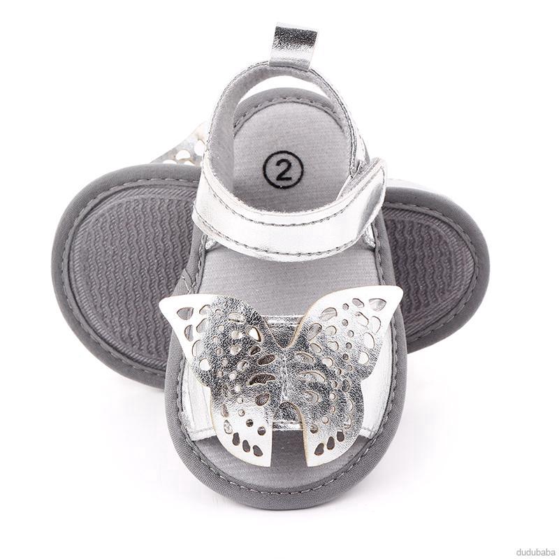 Giày sandal đế mềm chống trượt cho bé gái 0-12 tháng tuổi