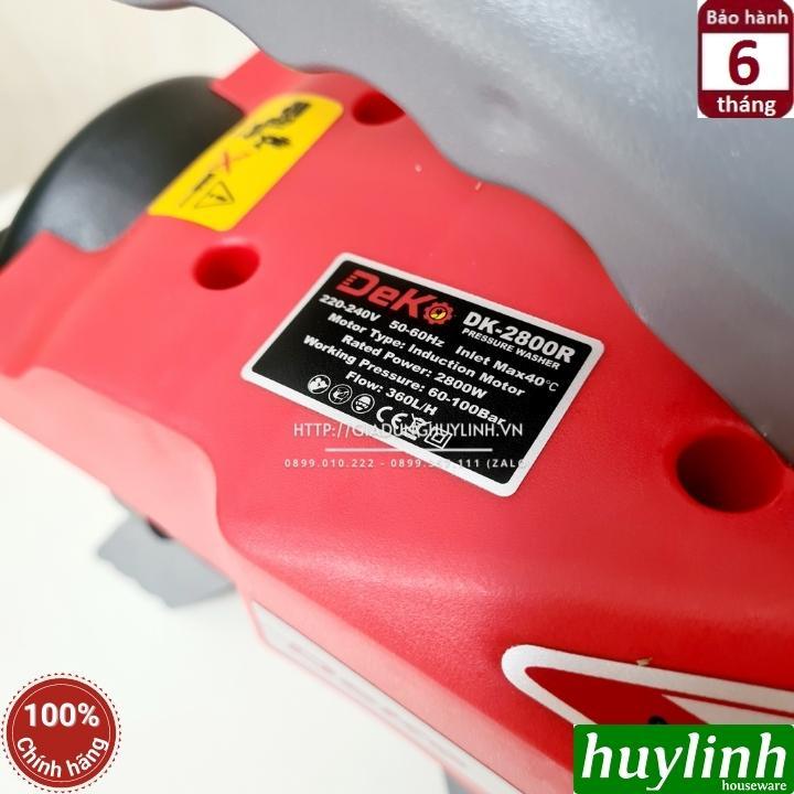 Máy xịt rửa xe cao áp Deko DK-2800R - 2800W - Hàng chính hãng
