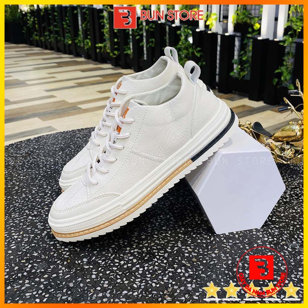 TOP Giày Nam cao cấp Bun Store - Giày da nam thời trang Sneaker trẻ trung, phong cách G9823T