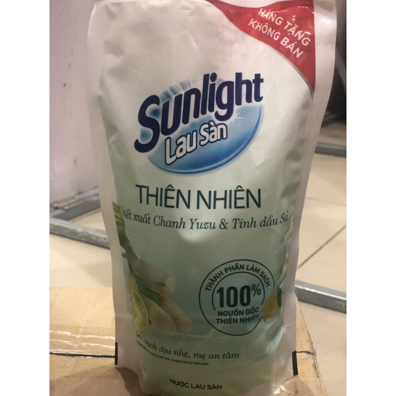 nước lau sàn sunlight thiên nhiên chiết xuất chanh và tinh dầu sả 700ml