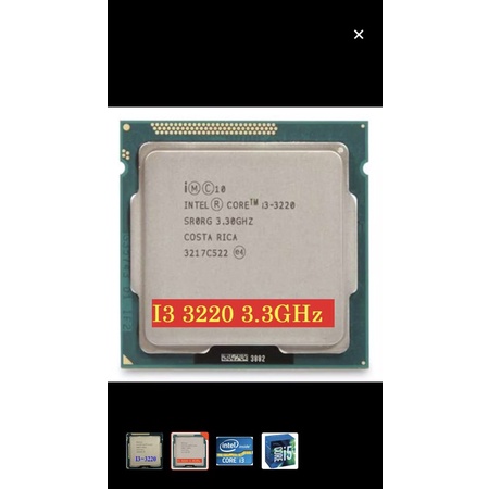 CPU Intel Core i3 3220 (3.30GHz, 3M, 2 Cores 4 Threads) TRAY chưa gồm Fan