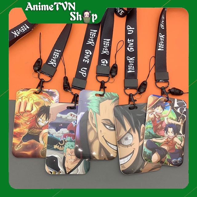 Dây Đeo đựng Thẻ Học Sinh, Sinh Viên và các loại thẻ khác in hình Anime Manga One Piece