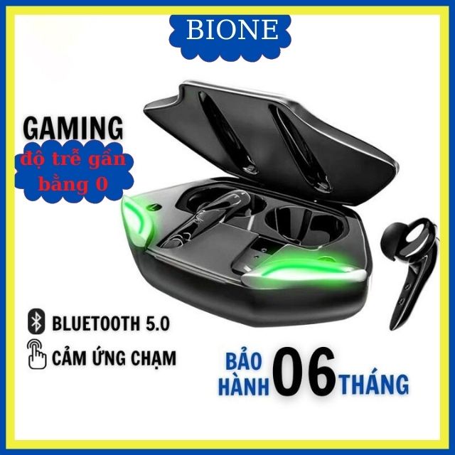 Tai Nghe Bluetooth gaming Tai Nghe Chơi Game ✅ FREESHIP ✅ Cảm Biến Vân Tay Âm Chất Pin Trâu
