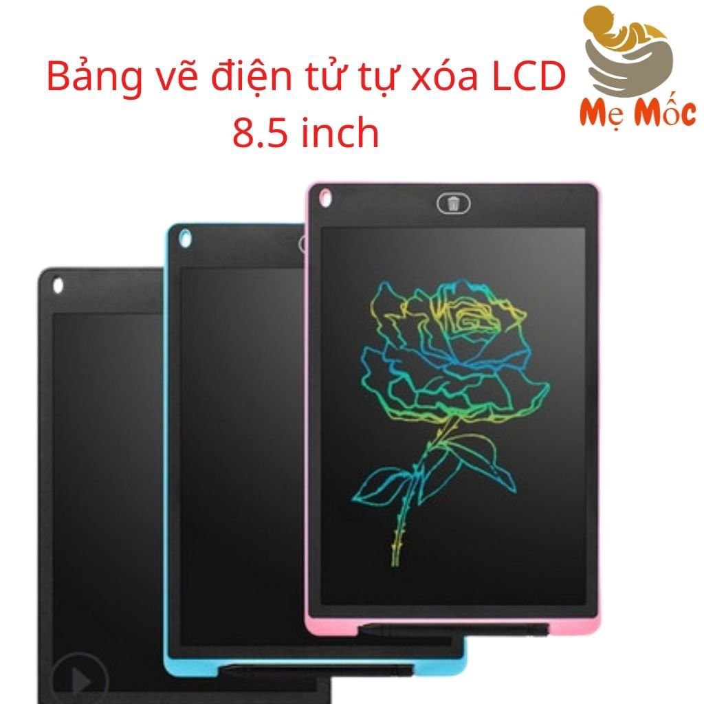Bảng Viết Vẽ Điện Tử Tự Xóa Sáng Tạo Màn LCD 8.5 inch Cho Bé giúp con thỏa sức sáng tạo - Shop mẹ Mốc. ,LCD