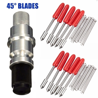 Bộ Giá Đỡ Và 10 Lưỡi Dao 45 ° Cho Máy Cắt Decal Graphtec Cb09