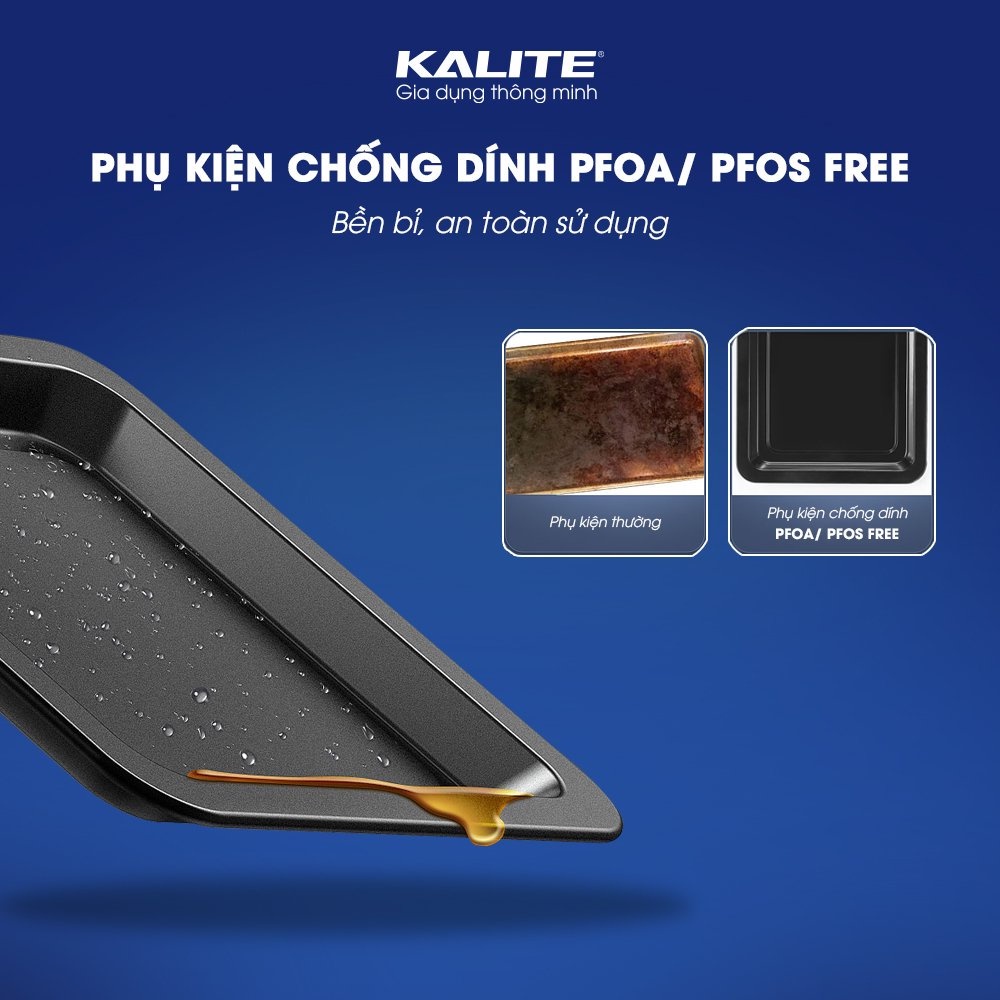 Nồi Chiên Không Dầu Hơi Nước Kalite Steam Star Dung Tích 15L - chiên nướng hấp 3 Trong 1 - bảo hành chính hãng 24 tháng