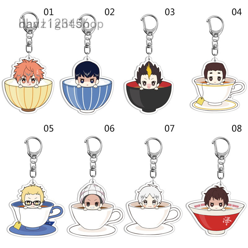 TANAKA Móc Khóa Kim Loại Hình Nhân Vật Anime Xinh Xắn