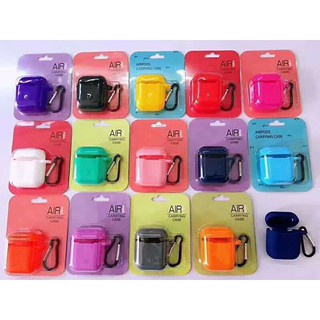 Case Vỏ Bao Bảo Vệ Đựng Tai Nghe Bluetooth Airpod 1/2/i12/i7... Trơn Nhiều Màu Cá Tính